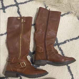 women’s tall brown boots size 8.5